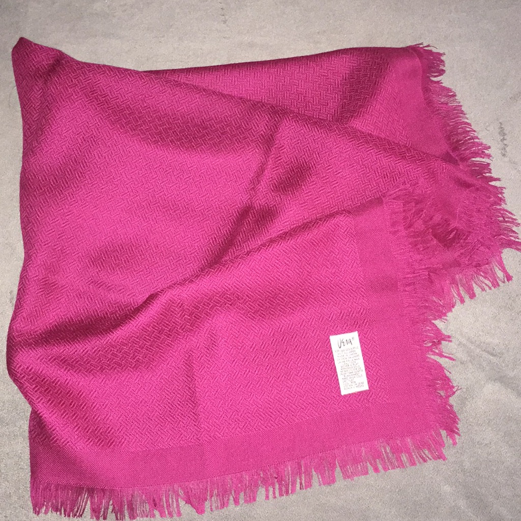 Vera Neumann 100% Acrylic Scarf Made In Japan